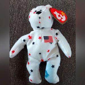 Teenie Beanie Babies Glory The Bear, great condition. With tags